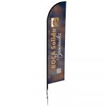 14' Feather Flag with Spike base, one-sided