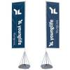 17 ft Mondo Flag with weighted base